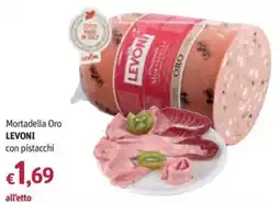 Futura Supermercati Mortadella Oro Levoni con pistacchi offerta