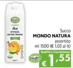 Maxi Supermercati Succo MONDO NATURA assortito offerta
