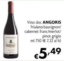 Maxi Supermercati Vino doc Angoris offerta