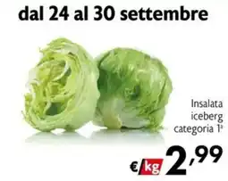 Maxi Supermercati Insalata iceberg categoria 1ª offerta