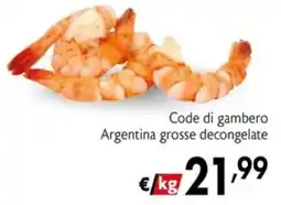 Maxi Supermercati Code di gambero Argentina offerta