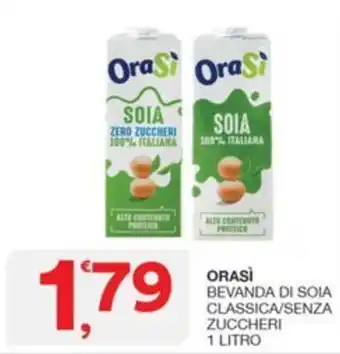 Orasi bevanda di soia classica/senza zuccheri