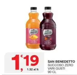 Quick Sisa San Benedetto Succoso Zero offerta