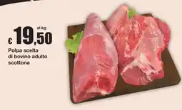 Sì con te Polpa scelta di bovino adulto scottone offerta