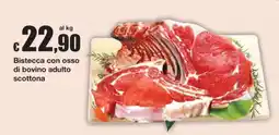 Sì con te Bistecca con osso di bovino adulto scottone offerta