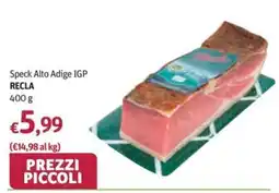 Futura Supermercati Speck Alto Adige IGP RECLA offerta