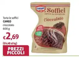 Futura Supermercati Torta le soffici CAMEO cioccolato offerta