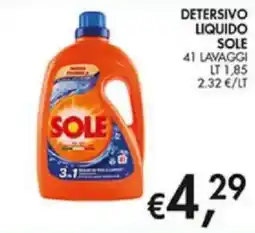 Superstore Coal Detersivo liquido Sole offerta