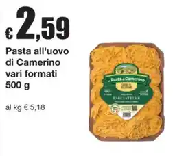 Sì con te Pasta all'uovo di Camerino offerta