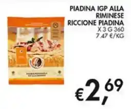 Superstore Coal Piadina IGP alla riminese Riccione Piadina offerta