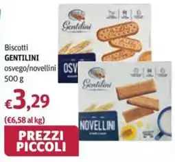 Futura Supermercati Biscotti Gentilini osvego/novellini offerta