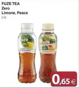Docks Cash&Carry Fuze Tea Zero Limone Pesca offerta