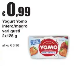 Sì con te Yogurt Yomo intero/magro offerta