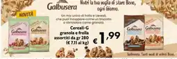 Maxi Supermercati Galbusera Cereali-G granola e frolla offerta