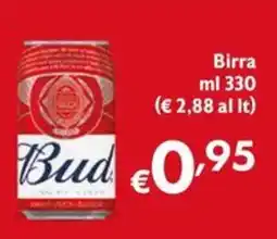 Maxi Supermercati Birra Bud offerta