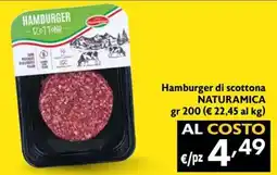 Maxi Family Hamburger di scottona Naturamica offerta
