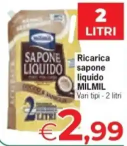 Despar Sapone liquido Milmil offerta