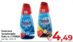 Despar Detersivo lavastoviglie Tutto in 1 FINISH offerta