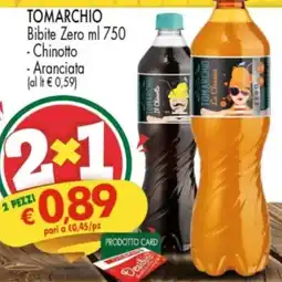 Despar Tomarchio Bibite Zero offerta