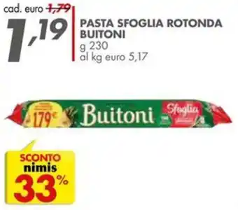 Pasta sfoglia rotonda Buitoni