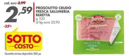 Italmark Prosciutto crudo Beretta offerta