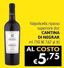 Maxi Family Valpolicella ripasso superiore doc Cantina di Negrar offerta