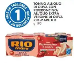 Italmark Tonno all'olio di oliva con peperoncino di Calabria Rio Mare offerta