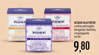 Acqua alle Rose crema antirughe