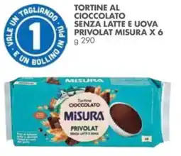 Italmark Tortine al cioccolato Misura senza latte e uova offerta