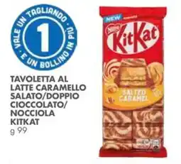 Italmark Tavoletta al latte caramellosalato/doppio cioccolato/nocciola KitKat offerta