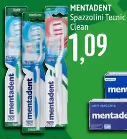 Emisfero Mentadent Spazzolini Tecnic Clean offerta
