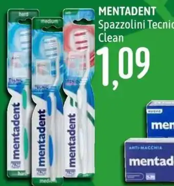 Spazzolini Tecnici Clean Mentadent