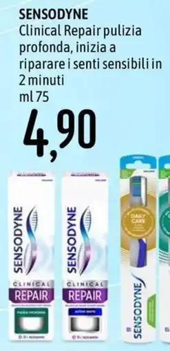 Emisfero Sensodyne Clinical Repair pulizia profonda, inizia a riparare i senti sensibili in 2 minuti offerta