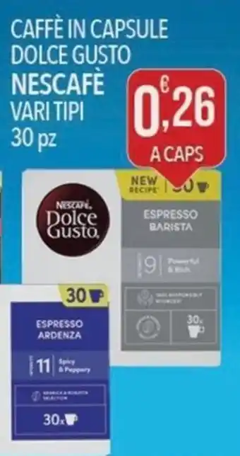 Caffè in capsule Dolce Gusto Nescafé
