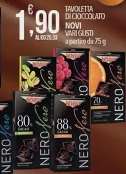 Iper Nonna Isa Tavoletta di cioccolato Novi Nero Fera offerta