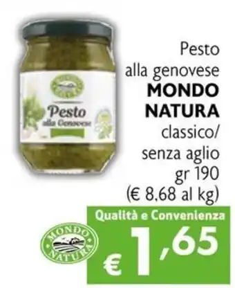 Pesto alla genovese Mondo Natura