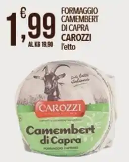 Iper Nonna Isa Camembert di Capra Carozzi offerta