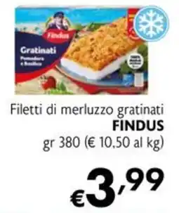 Maxi Supermercati Filetti di merluzzo gratinati Findus offerta