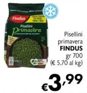 Pisellini primavera Findus
