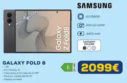 Euronics Samsung Galaxy Z Fold8 offerta