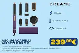 Euronics Dreame Asciugacapelli Airstyle Pro 2 offerta
