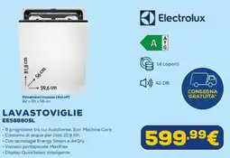 Euronics Lavastoviglie Electrolux offerta