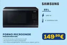Euronics Forno microonde Samsung offerta