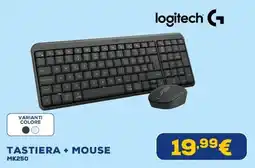 Euronics Logitech tastiera + mouse MK250 offerta