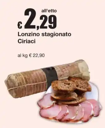 Lonzino stagionato Ciriaci
