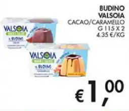 Superstore Coal Budino Valsoia Cacao/Caramello offerta
