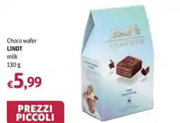 Futura Supermercati Choco wafer Lindt milk offerta