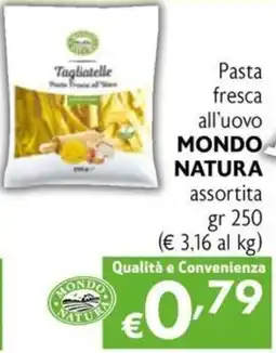 Maxi Family Tagliatelle Mondo Natura offerta