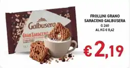 Superstore Coal Frollini grano saraceno Galbusera offerta