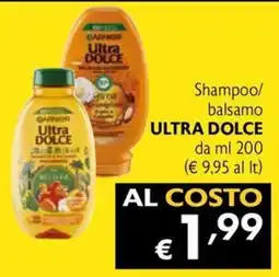 Maxi Family Garnier Ultra Dolce Shampoo/ balsamo offerta